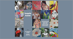 Desktop Screenshot of hoppla-kunst.de